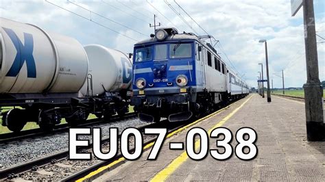 PKP INTERCITY EU07 038 TLK Flisak Sierakówek Paprykowe