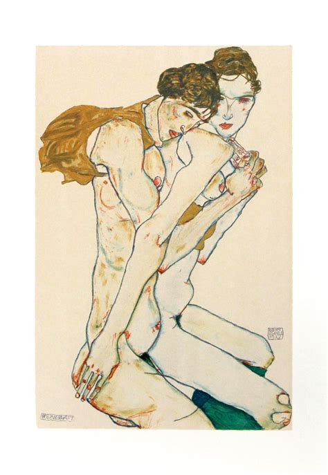 1981 Egon Schiele 17 Erotic Drawings Friendship Artebonito