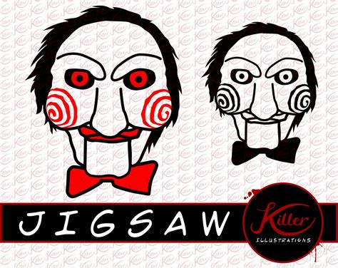 Jigsaw Vector SAW movie Clip Art Cut File Instant Digital | Etsy