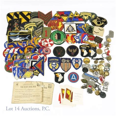 Us Military Insignia, Ribbons, Patches, & Medals Auction