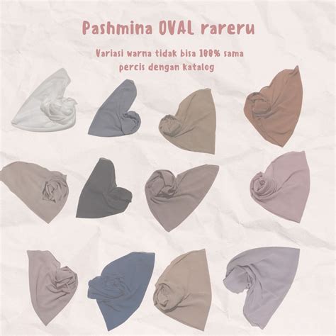 Jual OVAL PASHMINA CERUTY BABYDOLL OVAL CURVE Shopee Indonesia