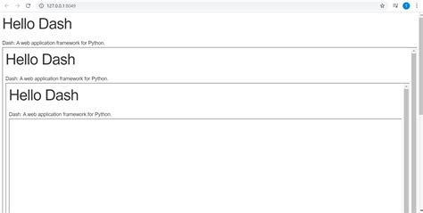 Python Local Html File Won T Load Properly Into Dash Application Stack Overflow