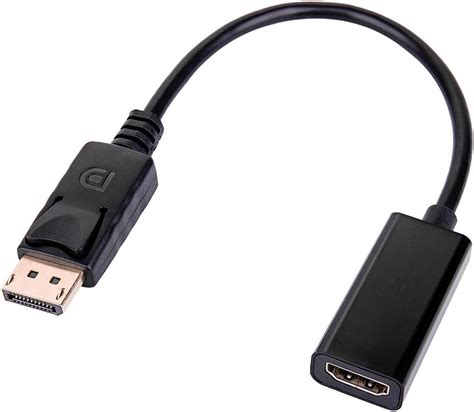 Adaptateur Displayport Dp Vers Hdmi 4k 30hz Plaqué Or Displayport