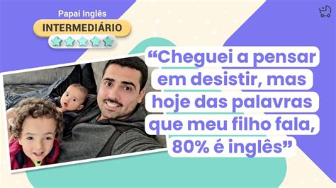 O filho parou de falar inglês e ele quase desistiu do bilinguismo