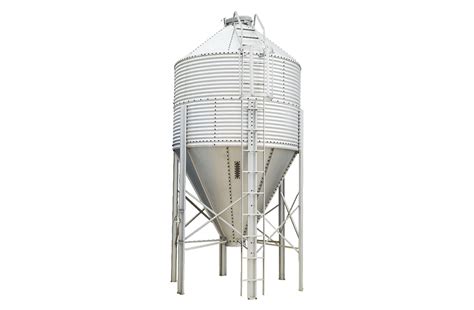 Feed Storage Silo Bin And Conveying System For Poultry And Livestock Farm