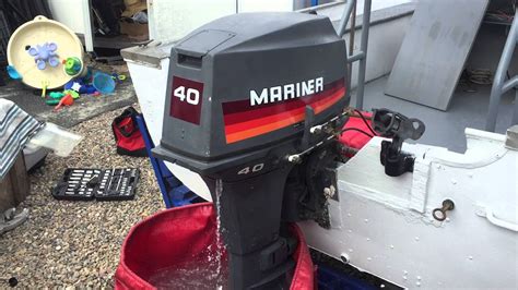 1987 Mariner 40 Hp Outboard Youtube