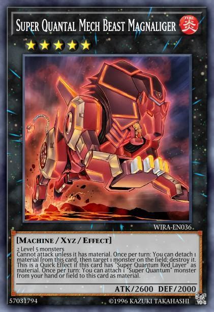 Super Quantal Mech Beast Magnaliger Deck And Rulings Yugioh Duel