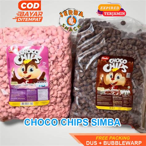 Serba Snack Sereal Anak CHOCO CHIP Simba 125gram Strawberry Coklat