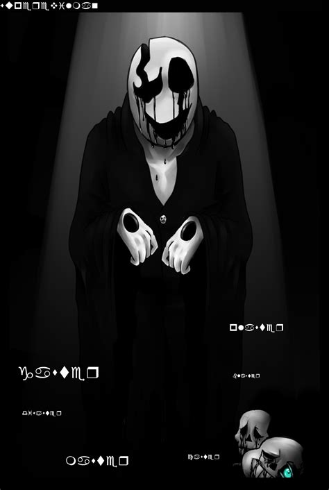 W D Gaster Minecraft Skin