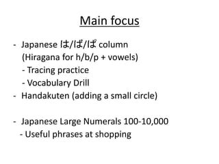 Session Column Japanese Large Numerals Go Shopping Ppt