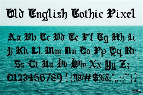 Old English Gothic Pixel Font Colorswitchfan25 Fontspace