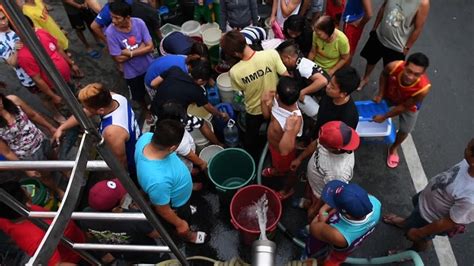 Millions Hit In Manila Water Shortages Youtube