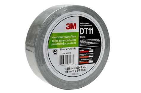 3M Heavy Duty Duct Tape DT11 Silver 48 Mm X 54 8 M 8 Mil Individually