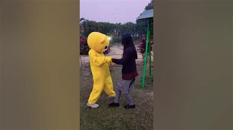 Teddy Bear Funny Dance On Cute Girl 👧 😍 💕 Teaddybearprank Siliguri V