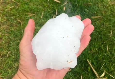 The Weather Network Huge 16 Centimetre Hailstone Measured In