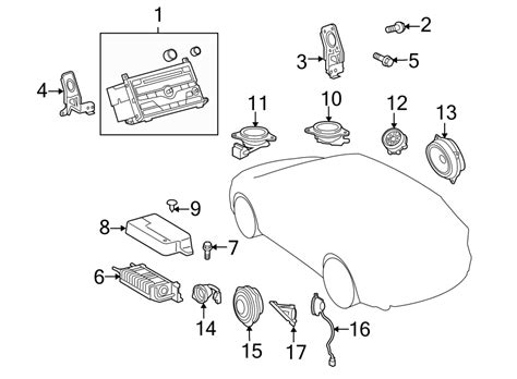 Toyota Venza Radio Amplifier 862800T010 Toyota Parts Superstore