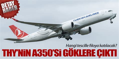 Thynin A350si Test Uçuşlarına Başladı