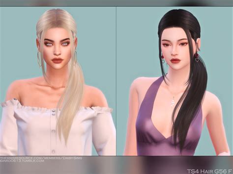 GinkoSims Female Hair G56 DL On TSR Backup Link Https