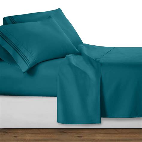 Premier 1800 Collection Deluxe Microfiber 3 Line Bed Sheet Set