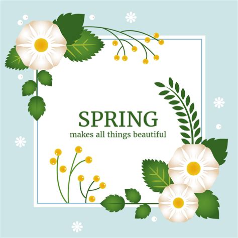 Spring Vector Greeting Card Design 174758 Vector Art At Vecteezy