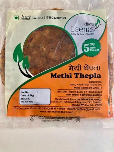 Snack Foods Methi Thepla From Mumbai