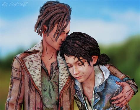 Twdg Louis And Clementine By Icycroft On Deviantart In 2020 Walking Dead Game The Walking