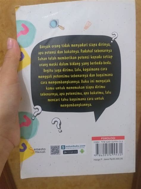 Buku Psikologi Siapa Aku Apa Bakatku By Prabu Ganendra Buku Alat