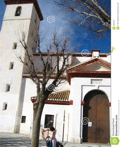 Granada Mirador San Nicolas Stock Image Image Of Europe Religious