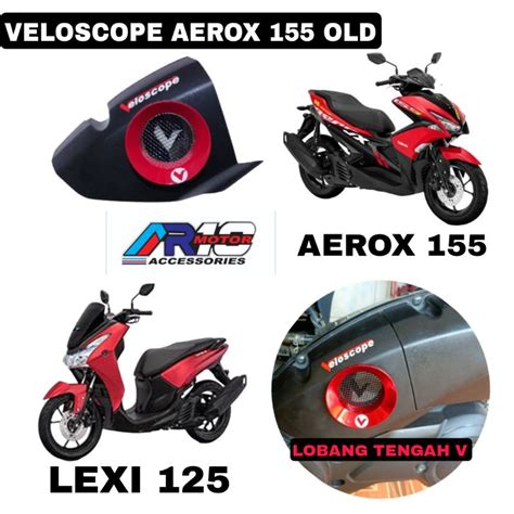 Jual VELOSCOPE CARBON DAN ORI OLD AEROX 155 DAN LEXI 125 VELOCITY BOX