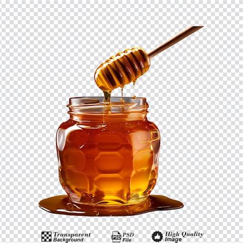 Honey isolated on transparent background | Premium AI-generated PSD