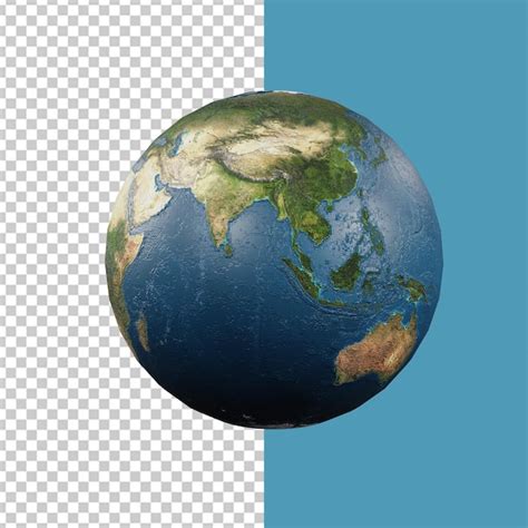 Premium Psd Atlas World Map Globe 3d Render Illustration