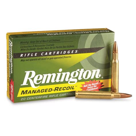 Remington Managed Recoil Rifle 30 06 Springfield Core Lokt PSP 125