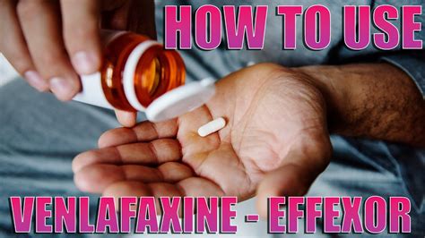 How To Use Venlafaxine Effexor Pharmacist Explains YouTube