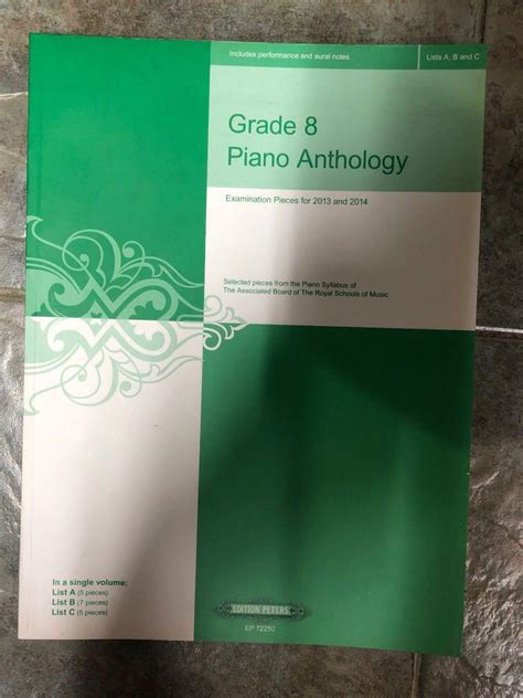 Grade8 Piano Anthology 興趣及遊戲 書本 And 文具 書本及雜誌 補充練習 Carousell