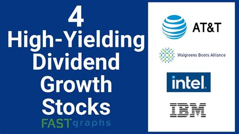 4 High Yielding Dividend Growth Stocks Fast Graphs Youtube