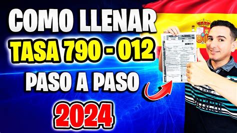 Como Rellenar El Formulario Y Pagar La Tasa Para Nie Y Toma