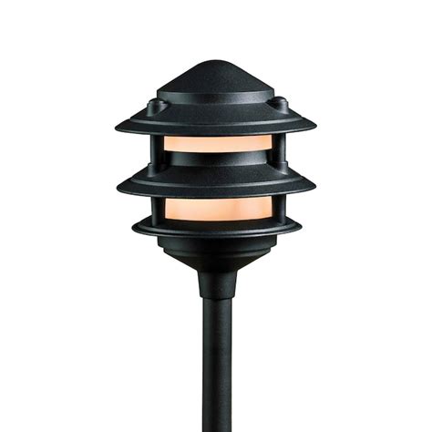 Portfolio 11 Watt Black Low Voltage Path Light In The Path Lights Department At