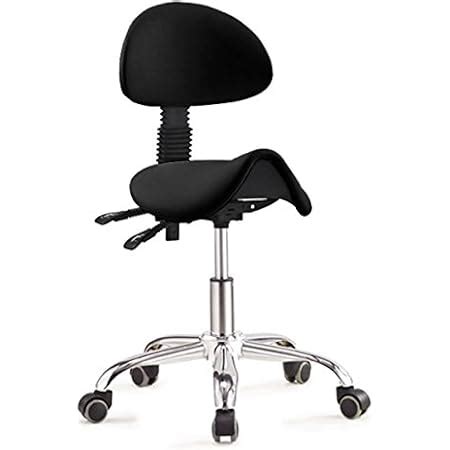 Yaheetech Tabouret Selle De Cheval Tabouret Ergonomique Roulettes