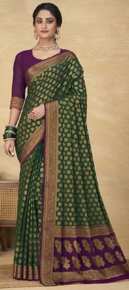 Festive Party Wear Traditional Green Color Art Silk Silk Fabric