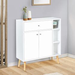 Meuble Rangement Scandinave Bois Blanc Pas Cher EMMIE ID Market