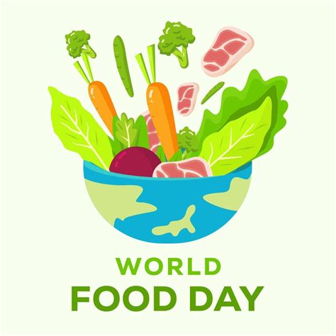 Flat Design World Food Day Illustrations Vector Art At Vecteezy