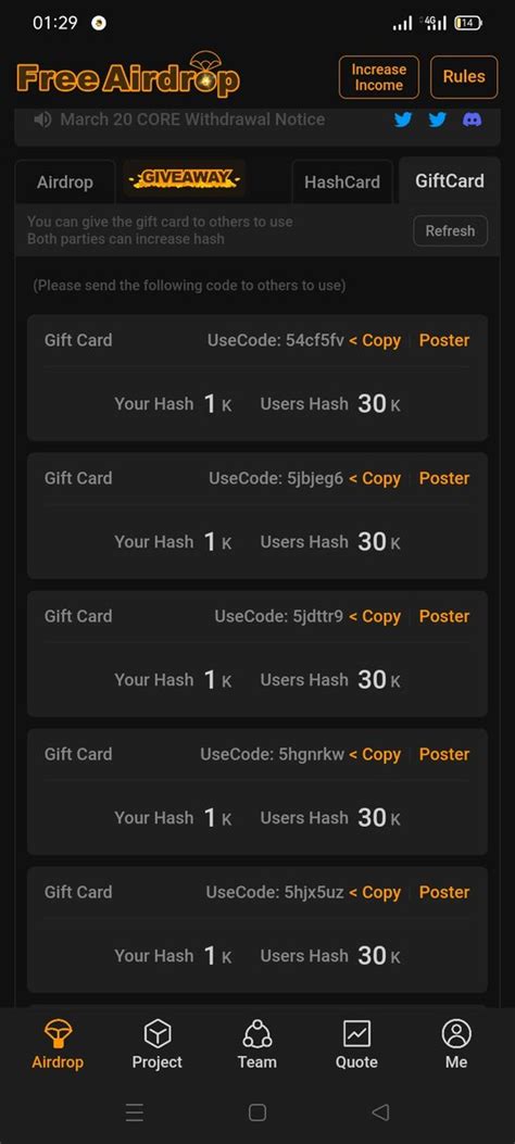 Core Satoshi On Twitter Use Free Gift Codes Claim K My Hash