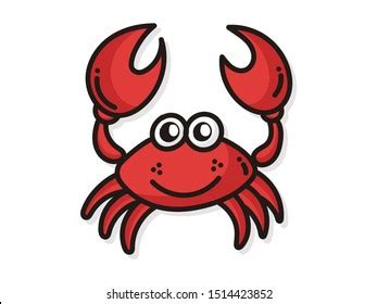 Funny Cartoon Crabs Stock Vector Royalty Free Shutterstock