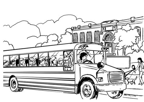 Coloriage Bus Scolaire Gratuit Imprimer Img