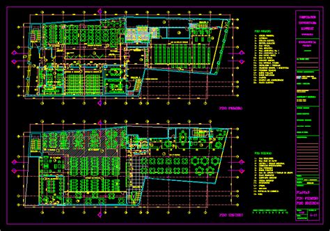 Urban Library Dwg Section For Autocad • Designs Cad