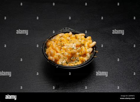 American cuisine dish known as Macaroni and Cheese Stock Photo - Alamy