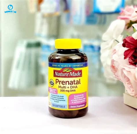 Vitamin Cho B B U Nature Made Prenatal Multi Dha Mg