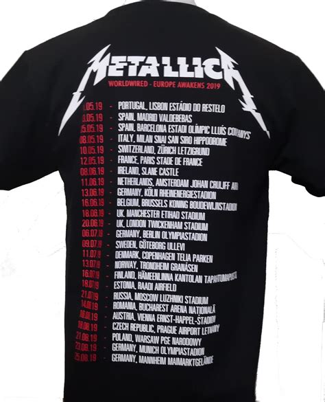 Metallica T Shirt Size Xxl Roxxbkk