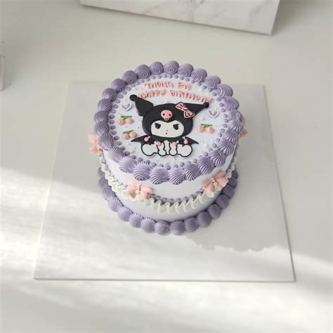 Kuromi Drawing Cake – Ning's Cake