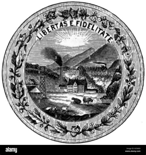 Amcyc West Virginia Seal Reverse Stock Photo Alamy